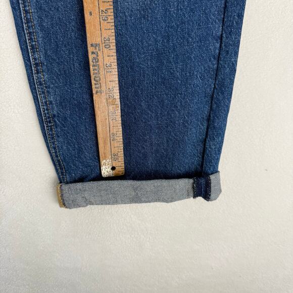 LUCKY BRAND LEGEND SERIES WOMEN'S 14/32R BOY MID RISE RELAXED STRAIGHT PATCHWORK - Picture 5 of 8